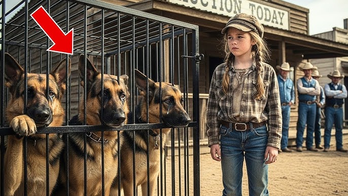 I Will Take Them All" — Little Girl Declared, Saving Three Starving Dogs At  Auction! - YouTube