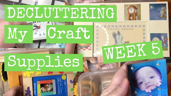 Decluttering Craft Supplies Week 5