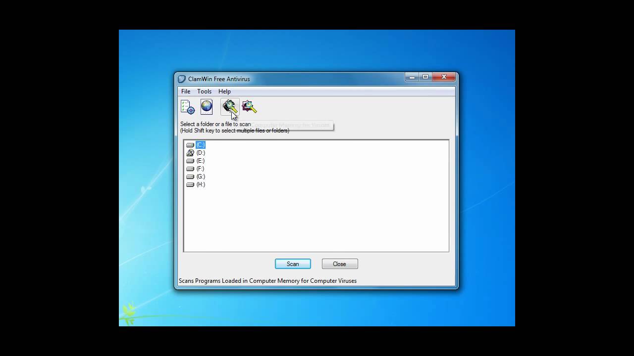 ClamWin 9.62 Free and OpenSource - YouTube