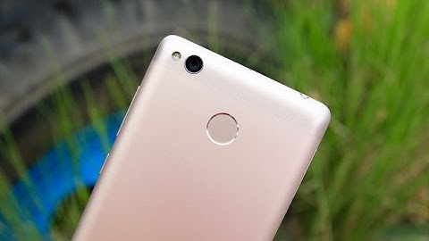 How to use fingerprint sensor for camera in redmi 3s prime