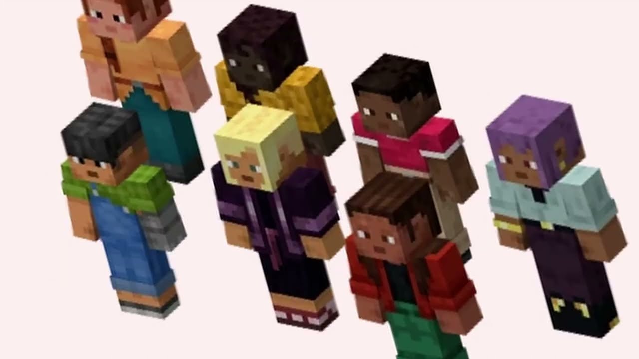 The Harsh Reality of Minecraft's New Default Skins - YouTube