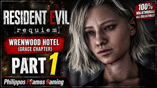 Resident Evil Requiem Part 1 – Wrenwood Hotel Walkthrough (Grace) | All Collectibles Locations 100%