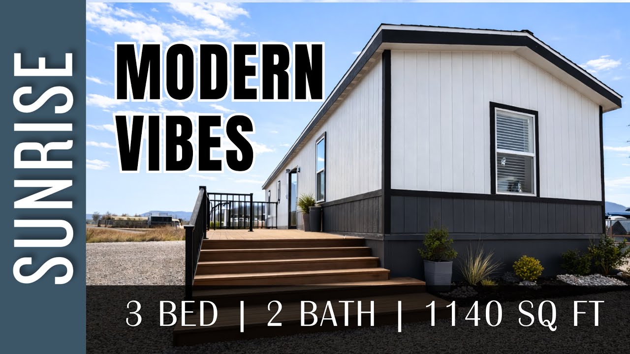 Inside The Sunrise | Modern 3 Bed 2 Bath Single Wide Home Tour (1,140 Sq Ft)