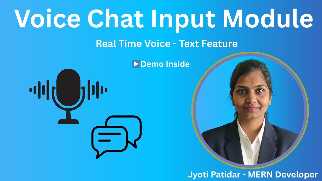 Voice Chat Input Module Explained | Feature Walkthrough - YouTube