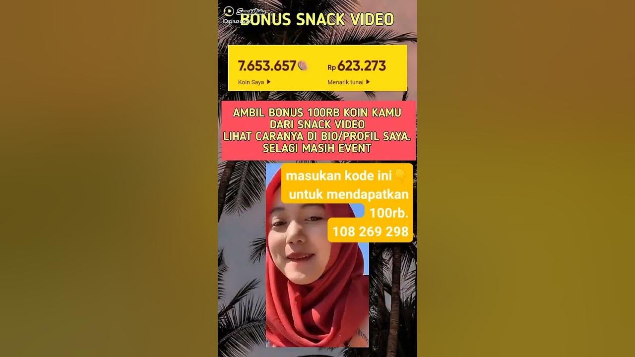 cara menghasilkan uang di Snack video YouTube