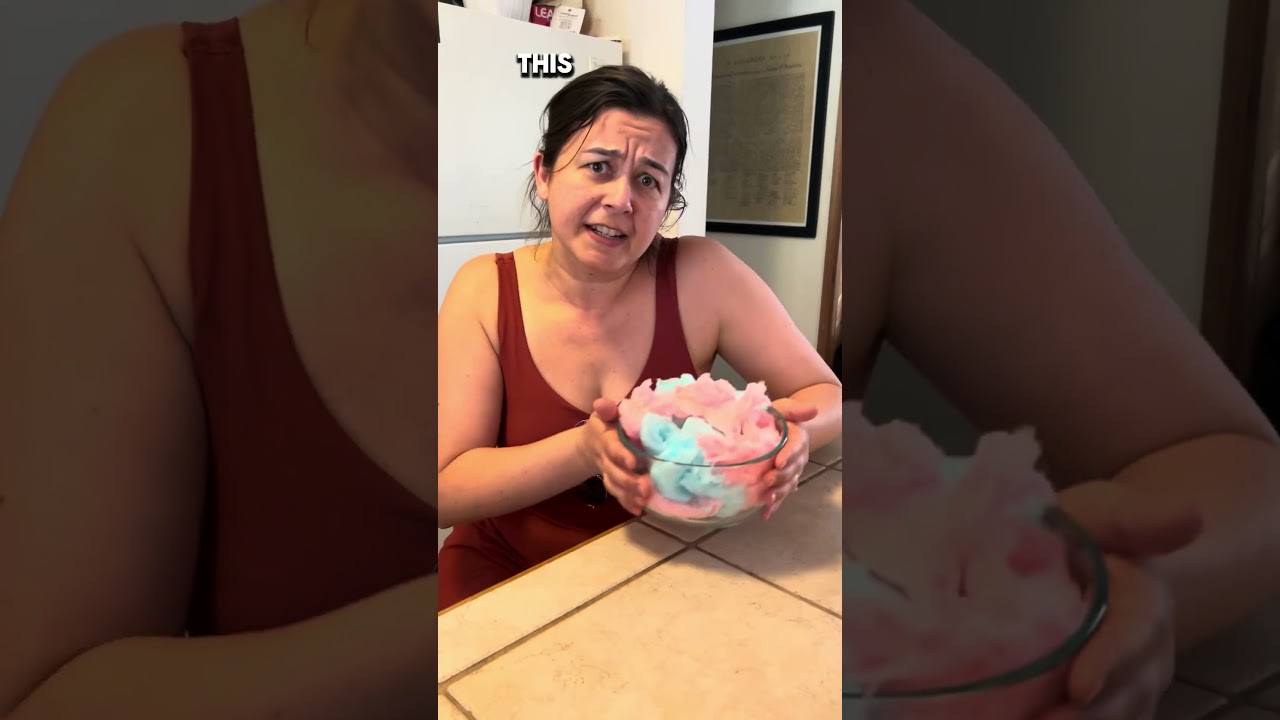 Surprise, How Did She Do That?! 👯‍♀️😳#shorts #sisters #siblingrivalry #cottoncandy #funny
