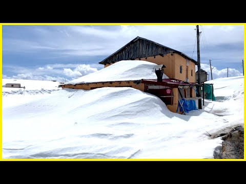 Yayla Evleri, Nisan Sonunda Kar Altında