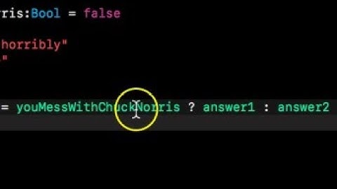 12 - Ternary Conditional Operators