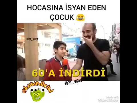 Hocaya isyan eden çocuk - onun allah belasını versin abi 95 aldım 60 a indirdi.