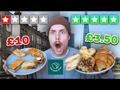 I Tried London’s BEST vs WORST Too Good To Go!