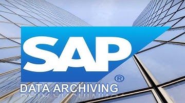 SAP DATA ARCHIVING  - PART 1 - INTRODUCTION