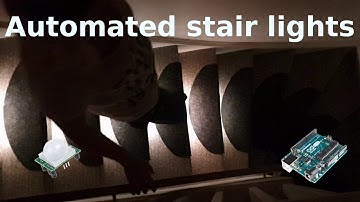 Arduino LED stair lights with PIR (updated)