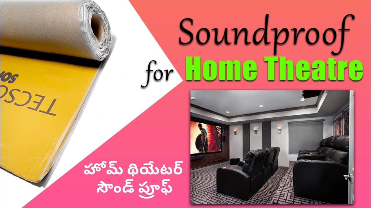 Soundproof for Home Theatre acoustic YouTube