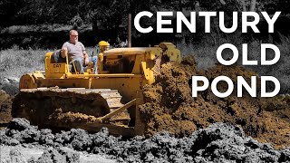 1945 CAT D7 vs Dirty Pond