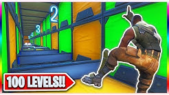 the super easy 100 level default deathrun fortnite creative mode duration 19 41 - fortnite creative troll run code