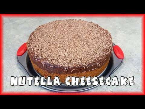 Chocolate Hazelnut Cheesecake (Nutella Cheesecake) 🍰