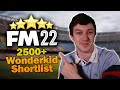 FM22 Best Winter Update Wonderkids Shortlist