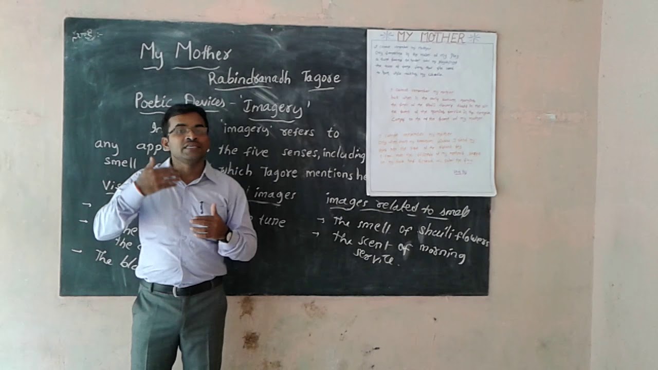 My mother poem by Rabindranadh Tagore(8th class )