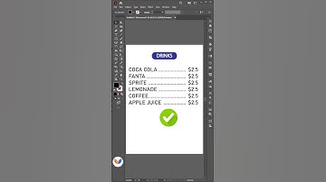 Adobe Illustrator 2025 Tips - How to Align Texts with Dots #vipulgraphics