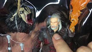 The Witcher 3 Geralt Wolf Armor Mcfarlane Action Figure Unboxing