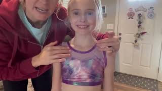 Two Piece Gymnastics Leotards For Girls, Sparkly Biketards With Shorts Outfit For Girl 3-12 Years