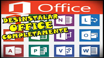 Como desinstalar alguns programas do pacote Office?