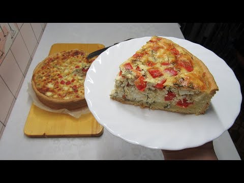Вкуснятина из Брынзы и Болгарского Перца. Шикарный Несладкий Пирог из простых ингредиентов