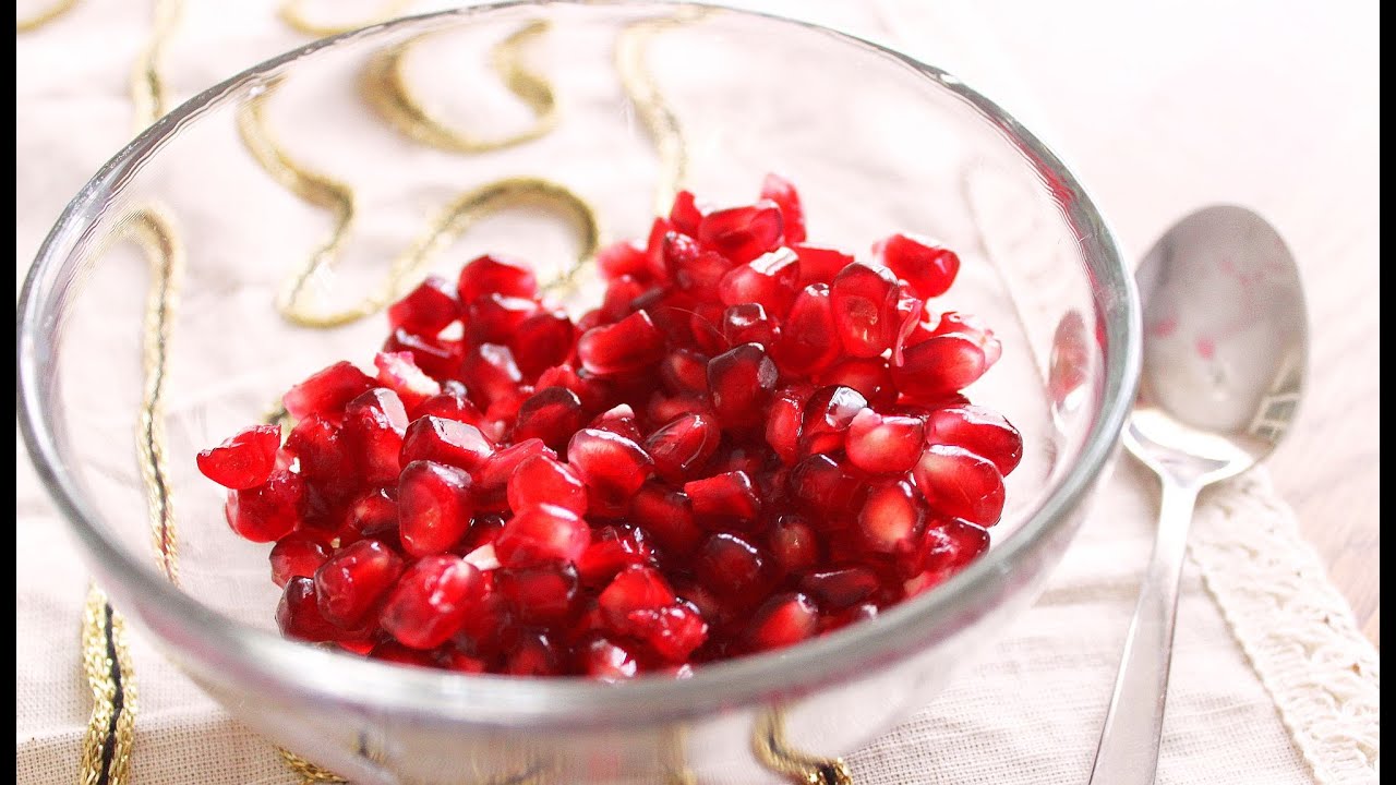 Superfood Granatapfel Leicht Schalen Und Entkernen Winter Frucht Obstsorten Canans Rezepte Superfood Rezepte Granatapfel