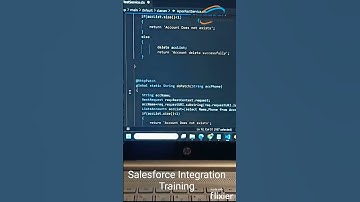 Salesforce Integration (Apex Webservice Training)  #salesforce #shorts #integration #sfdc #restapis