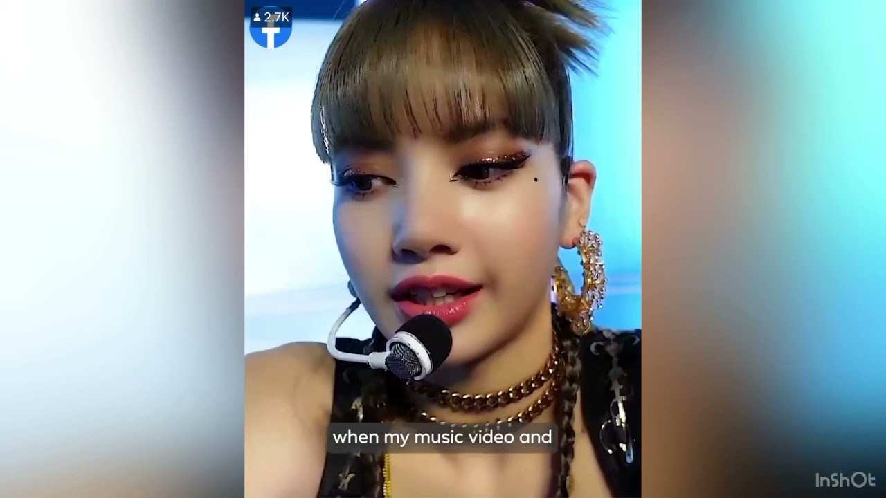 Lisa blackpink is crying a little bit because of her new solo - YouTube