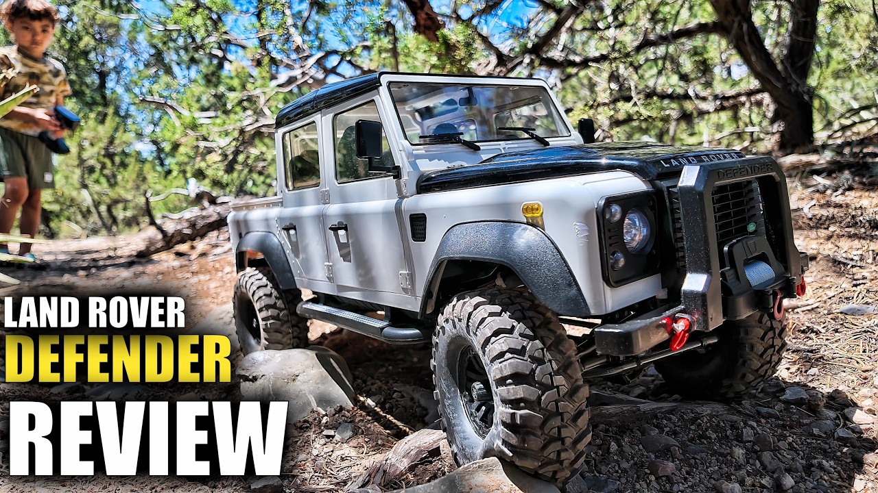 Land Rover Defender Review - Double E 1/8th Scale D110 Rock