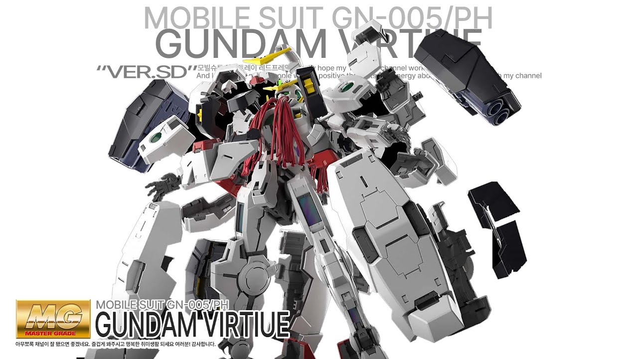 MG 1/100 GN-005 GUNDAM VIRTUE ASMR BUILD | Gunpla Speed MG 1/100 GN-005 GUNDAM VIRTUE ASMR BUILD | Gunpla Speed