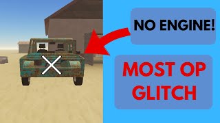 HOW TO DRIVE A CAR WITHOUT AN ENGINE (Roblox a dusty trip)