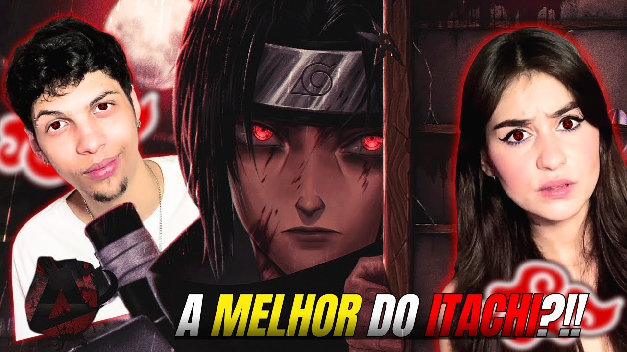 (SURREAL!!) ♪ Itachi Uchiha (Naruto) | Olhos Cansados | AniRap - REACT VT e LELE
