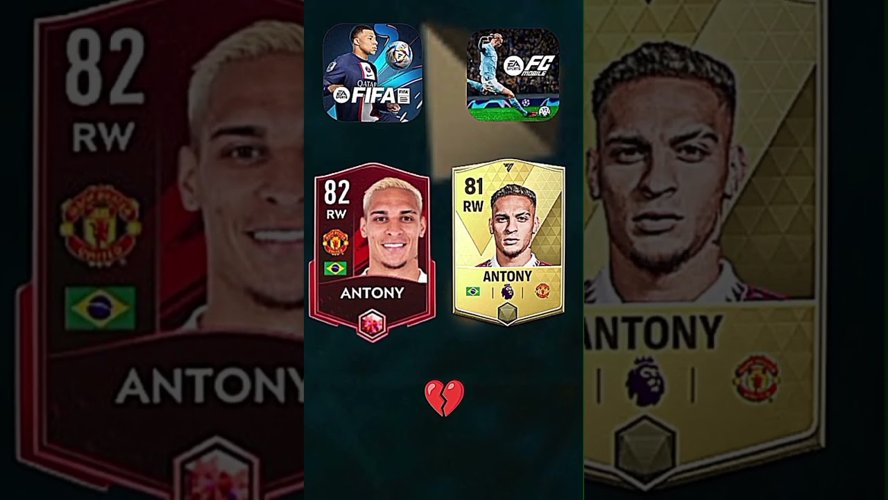 Antony Fc M vs Fifa M card 🗿(part-15)
