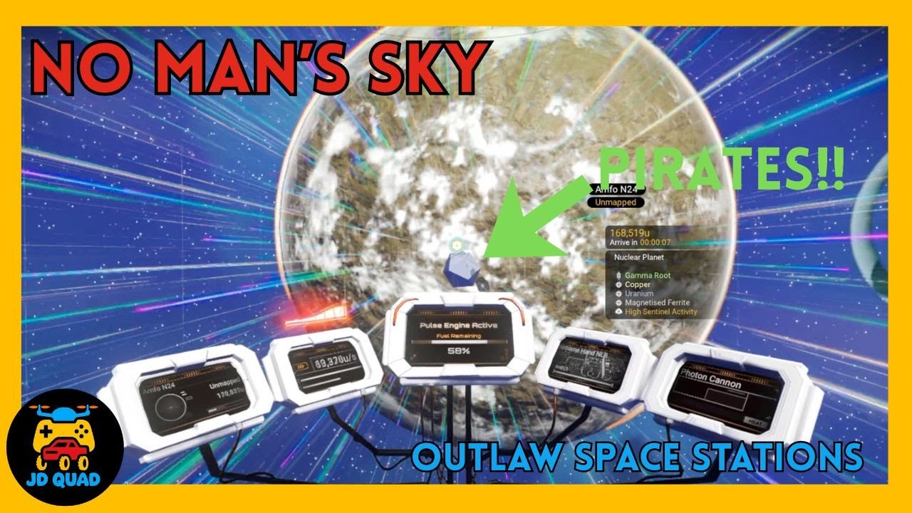 Я пристыковался к космической станции, находящейся вне закона… Вот что произошло | No Man's Sky