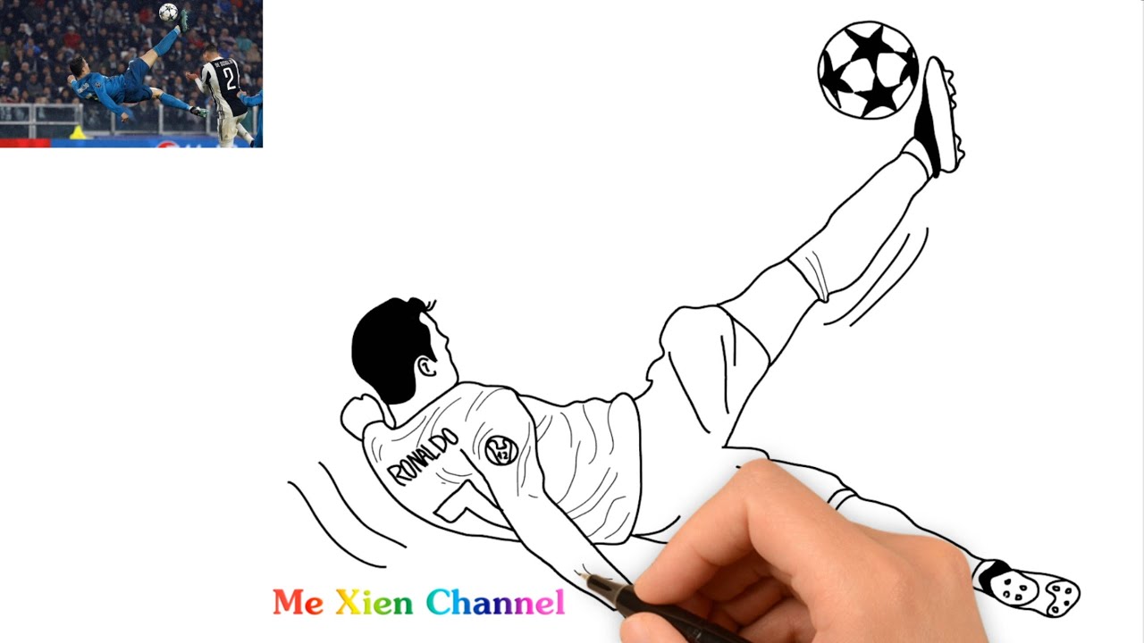 Featured image of post Drawing Cristiano Ronaldo Bicycle Kick Cristiano ronaldo attempted the bicycle kick against tottenham in the international club cup at singapore
