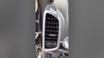 Porsche Cayenne 958 side hvac vent removal