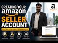 Creating your Amazon seller account
