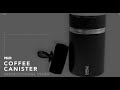 Miir coffee canister instructional