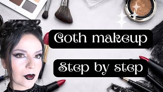 Goth Makeup Tutorial step by step 