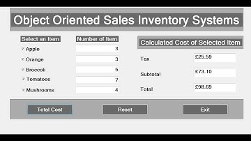 How to Create Sales Inventory System Using Object Oriented Approach  in C#