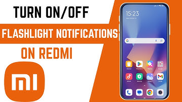 How To Turn On/Off Flashlight Notifications On Incoming Calls On Redmi Smartphone