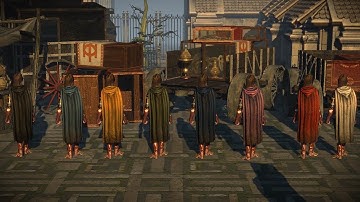 Path of Exile: Coloured Hooded Cloaks