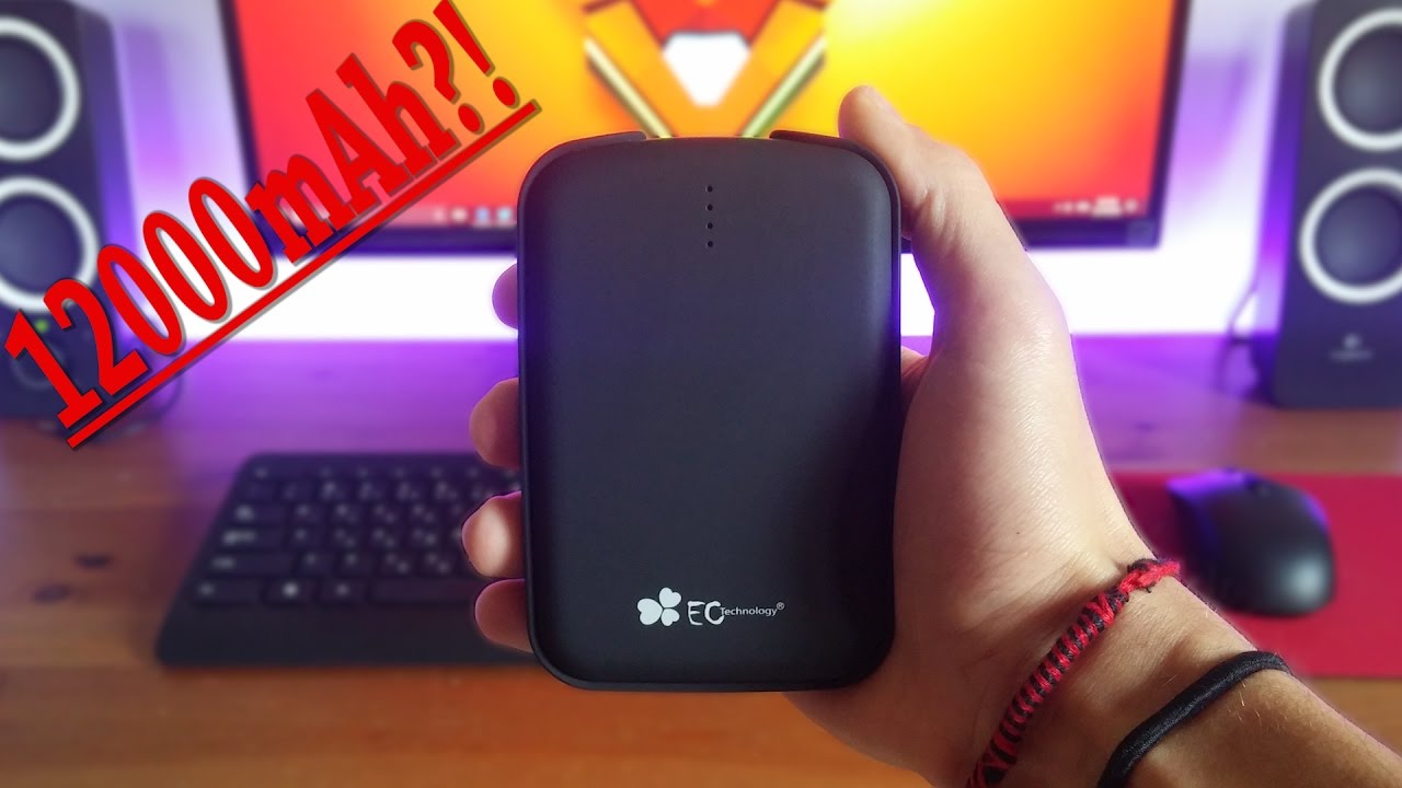 EC Technology 12000mAh Portable Power Bank | Unboxing ...