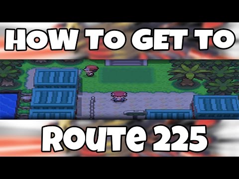 How to get to Route 225 on Pokemon Platinum