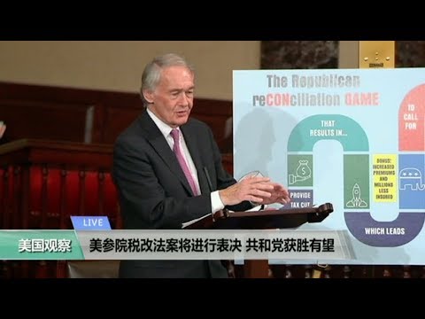 VOA连线:美参院税改法案将进行表决,共和党获胜有望