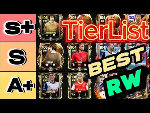 FCMobile:*อัพเดท*จัดอันดับนักเตะที่ดีที่สุดTier List Best RWที่เหมาะ ...