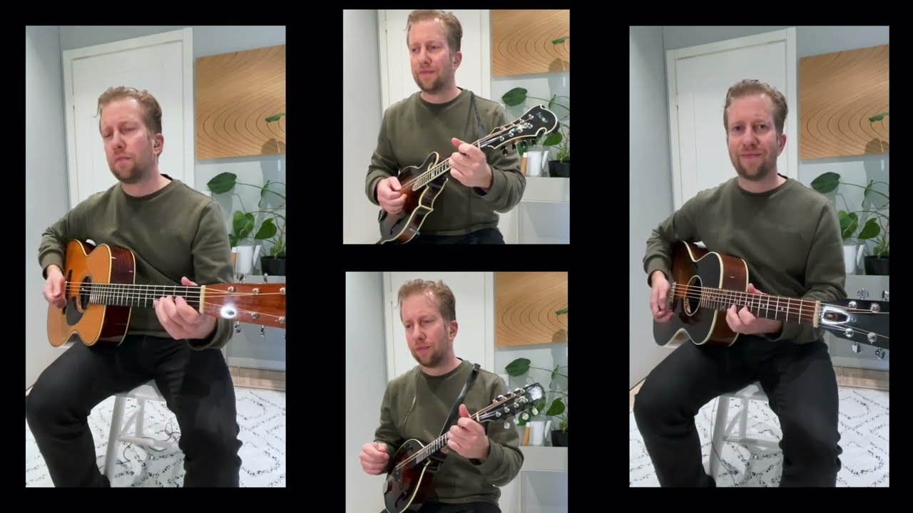 Bach double violin concerto (vivace) for 2 mandolins and 2 guitars