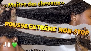 POUSSE SUPER RAPIDE AVEC MAKA(BHRINGRAJ )POUR DES CHEVEUX SUPER LONGS,BIEN NOIRS,FORTS,DENSES,BEAUX.